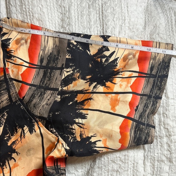 Men's Hawaiian shirt 100% silk by Philip Huang size L - Picture 9 of 12